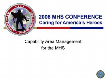 Capability Area Management