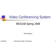 Video Conferencing System