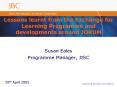 Lessons learnt from the Exchange for Learning Programme and developments around JORUM PowerPoint PPT Presentation