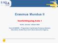 Erasmus Mundus II PowerPoint PPT Presentation