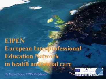 EIPEN European Interprofessional Education Network