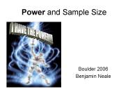 Power and Sample Size