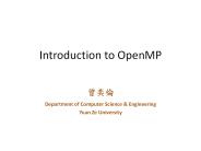 Introduction to OpenMP