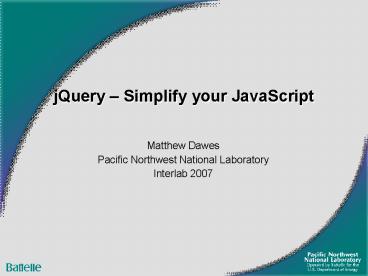 presentation player overlay