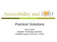 Accessibility and PowerPoint PPT Presentation