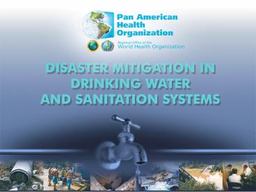 Mitigacion de Desastres en Sistemas de Agua Potable y Saneamiento
