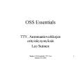 OSS Essentials PowerPoint PPT Presentation