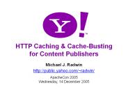 HTTP Caching