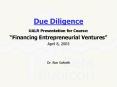 Due Diligence PowerPoint PPT Presentation