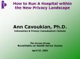 How to Run A Hospital within the New Privacy Landscape PowerPoint PPT Presentation