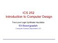ICS 252 Introduction to Computer Design PowerPoint PPT Presentation