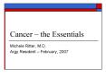 Cancer the Essentials PowerPoint PPT Presentation