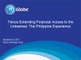 Telcos Extending Financial Access to the Unbanked: The Philippine Experience PowerPoint PPT Presentation