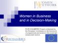 Women in Business and in Decision-Making PowerPoint PPT Presentation