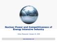 Nuclear Power and Competitiveness of Energy Intensive Industry Mikko Rintamki, October 28, 2008 PowerPoint PPT Presentation
