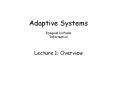 Adaptive Systems  Ezequiel Di Paolo Informatics PowerPoint PPT Presentation