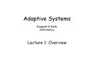 Adaptive Systems  Ezequiel Di Paolo Informatics