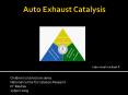 Auto Exhaust Catalysis PowerPoint PPT Presentation