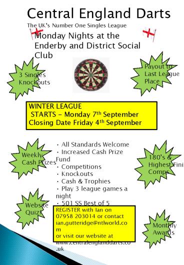 Central England Darts