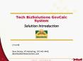 Tech BizSolutions GovCalc System PowerPoint PPT Presentation