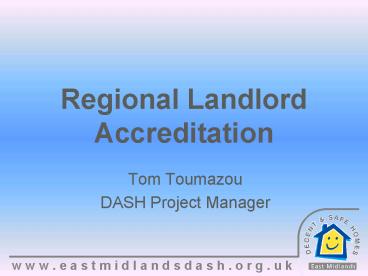 Regional Landlord Accreditation