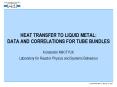 HEAT TRANSFER TO LIQUID METAL: DATA AND CORRELATIONS FOR TUBE BUNDLES PowerPoint PPT Presentation
