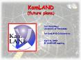 KamLAND PowerPoint PPT Presentation