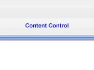 Content Control