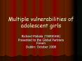 Multiple vulnerabilities of adolescent girls PowerPoint PPT Presentation