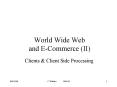 World Wide Web and E-Commerce (II) PowerPoint PPT Presentation