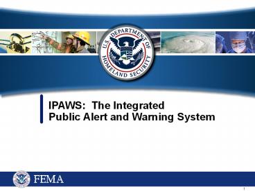 IPAWS Overview