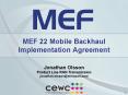 MEF 22 Mobile Backhaul Implementation Agreement PowerPoint PPT Presentation