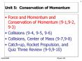 Unit 5: Conservation of Momentum PowerPoint PPT Presentation