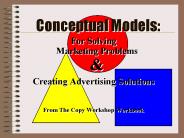 Conceptual Models: