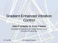 Gradient Enhanced Vibration Control PowerPoint PPT Presentation