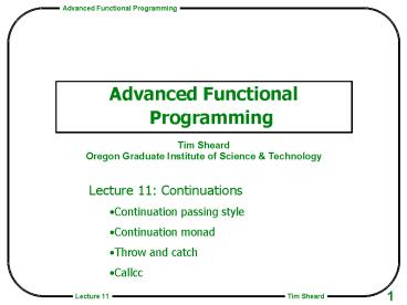presentation player overlay