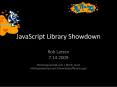 JavaScript Library Showdown PowerPoint PPT Presentation