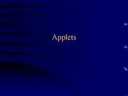 Applets
