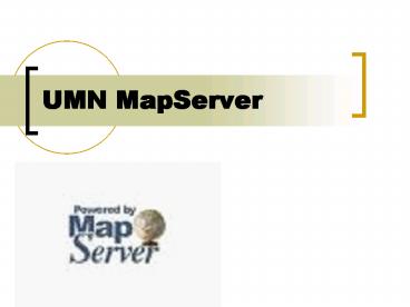 UMN MapServer