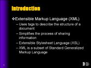 Extensible Markup Language XML