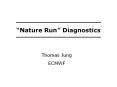 Nature Run Diagnostics PowerPoint PPT Presentation