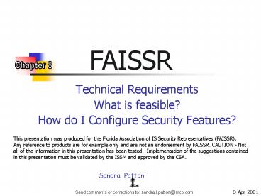 Technical Requirements