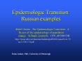Epidemiologic Transition: Russian examples PowerPoint PPT Presentation