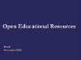Open Educational Resources PowerPoint PPT Presentation