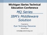 Michigan iSeries Technical Education Conference