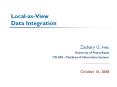 LocalasView Data Integration PowerPoint PPT Presentation