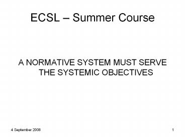 ECSL 