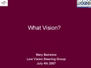 What Vision
