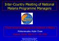 InterCountry Meeting of National Malaria Programme Managers PowerPoint PPT Presentation