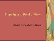 Empathy and Point of View